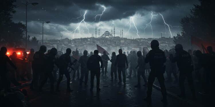 Turquie : La Dérive Autoritaire d’Erdogan en Question - Viral Mag En Turquie larrestation du maire dIstanbul par Erdogan déclenche des manifestations massives Une crise politique et économique menace Que va t il se passer Viral Mag