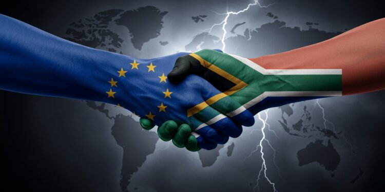 UE et Afrique du Sud : Alliance Stratégique Face à Trump - Viral Mag LUE et lAfrique du Sud se rapprochent au Cap face aux tensions avec Trump Investissements Ukraine transition énergétique que réserve ce sommet Viral Mag