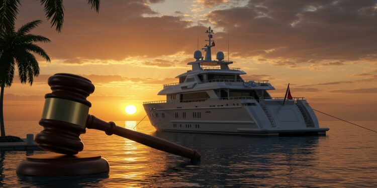 Un tribunal US autorise la vente dun yacht russe saisi Luxe oligarques et sanctions  que cache cette affaire  Cliquez pour tout savoir    Viral Mag