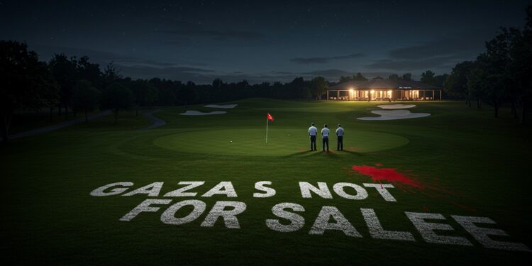 Militants propalestiniens vandalisent un golf de Trump en Écosse Gaza peintures choc et tensions  que cache cette attaque  Découvrez lhistoire    Viral Mag