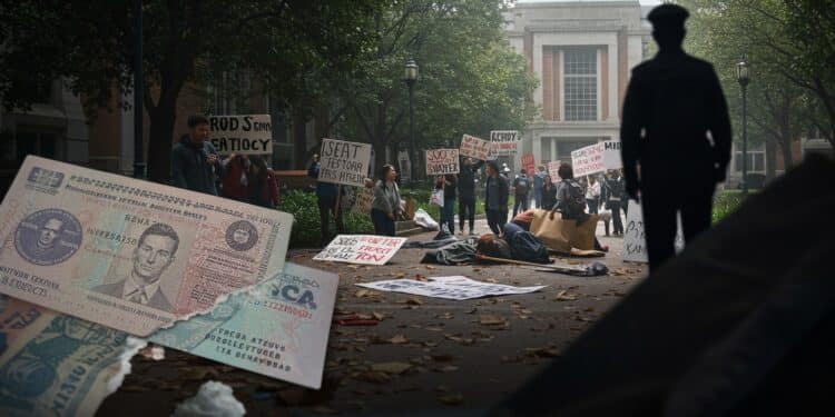 Visas Annulés : La Répression Anti-Israël S’Intensifie - Viral Mag Répression choc aux USA 300+ visas annulés pour activisme anti Israël sur les campus Que cache cette fermeté Viral Mag