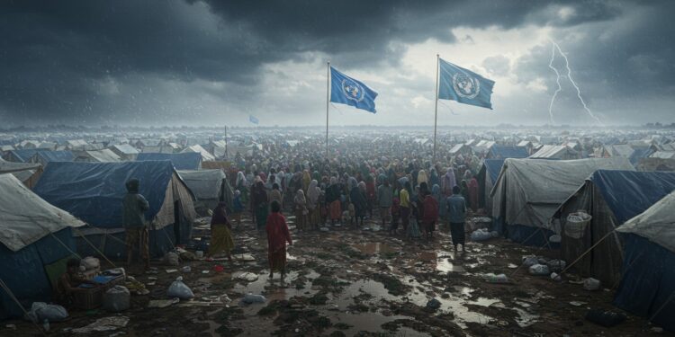 Visite de l’ONU au Bangladesh : Les Rohingya en Crise - Viral Mag Le chef de lONU au Bangladesh pour soutenir les Rohingya face à une aide en chute Crise humanitaire malnutrition que va t il se passer Viral Mag