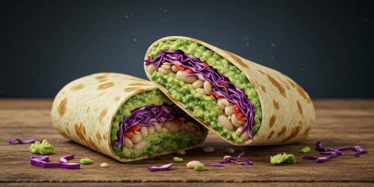 Wrap Crémeux Avocat et Haricots Blancs : Recette Facile - Viral Mag Découvrez le wrap crémeux à lavocat et haricots blancs sain et rapide  Une recette veggie savoureuse qui va révolutionner vos pauses déjeuner   Viral Mag