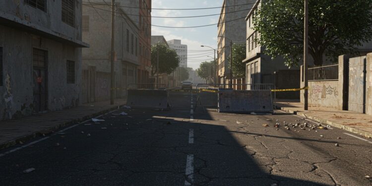 Zimbabwe : Tension et Désertion Face aux Manifestations - Viral Mag Villes désertes police en force le Zimbabwe retient son souffle face aux appels à manifester contre le président Que se passe t il vraiment Viral Mag