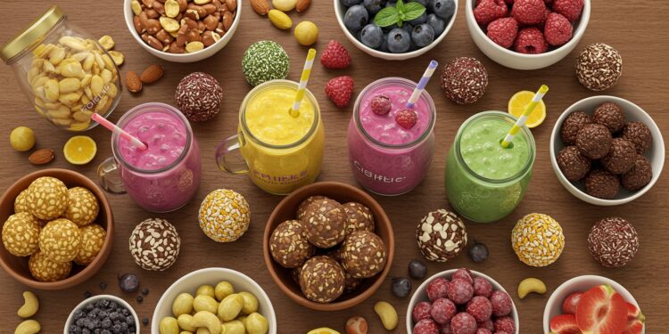 16 Snacks Sains Et Gourmands À Tester - Viral Mag Découvrez 16 recettes de snacks sains rapides et délicieux pour toutes vos envies Des bouchées énergétiques aux smoothies régalez vous sans culpabilité    Viral Mag