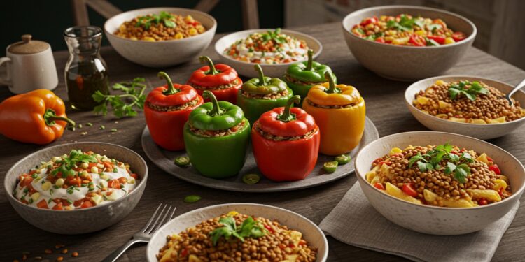 23 Recettes Végétariennes Riches en Protéines Sans Tofu - Viral Mag Découvrez 23 recettes végétariennes riches en protéines sans tofu pour des repas savoureux et nourrissants Des idées simples et délicieuses    Viral Mag