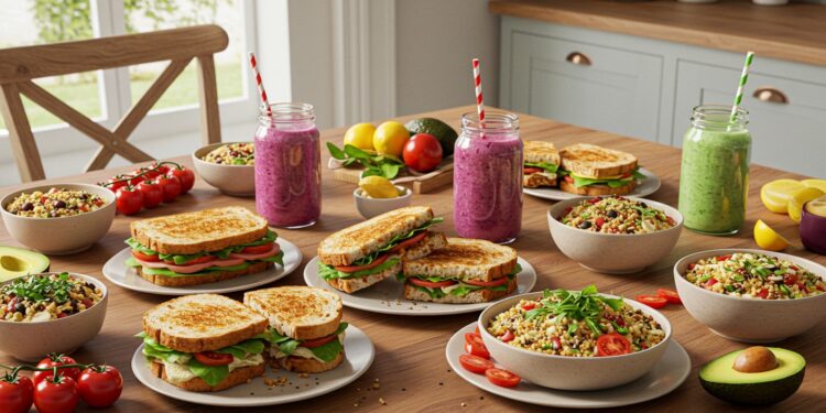 25 Recettes de Déjeuner Rapides Sans Salade - Viral Mag Découvrez 25 idées de déjeuners rapides savoureux et sans salade prêts en moins de 20 minutes pour des pauses déjeuner gourmandes    Viral Mag