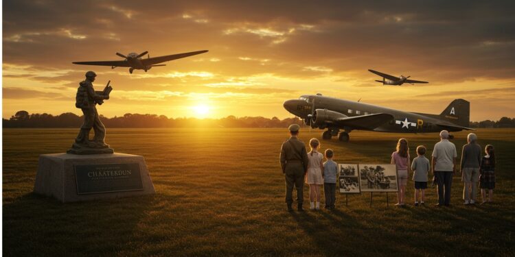 80 ans après la Libération les familles de deux aviateurs américains se réunissent à Châteaudun pour honorer leur mémoire lors dun événement émouvant   Viral Mag