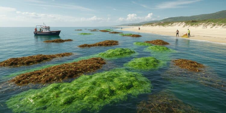 Algues Toxiques : Une Solution Innovante ? - Viral Mag Les algues toxiques envahissent les côtes Et si on les collectait en mer pour les valoriser  Découvrez une idée audacieuse pour un avenir durable   Viral Mag