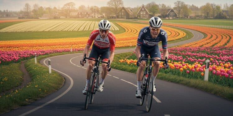 Amstel Gold Race 2025 : Duel Pogacar-Evenepoel - Viral Mag Revivez lAmstel Gold Race 2025 Pogacar et Evenepoel saffrontent dans une course palpitante aux Pays Bas Suivez les moments forts Viral Mag
