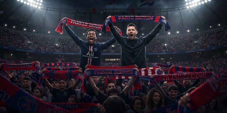 Revivez lambiance électrique dArsenal PSG avec Pastore et Roche dans les tribunes Découvrez leur passion et leffervescence des supporters parisiens   Viral Mag