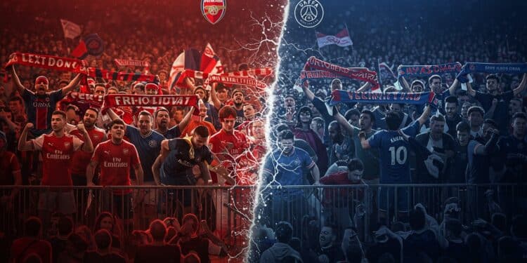 Arsenal-PSG : Polémique sur les Billets à l’Emirates - Viral Mag Arsenal PSG  tensions autour des billets pour la demi finale de Ligue des champions Pourquoi les supporters parisiens sont ils limités à lEmirates    Viral Mag