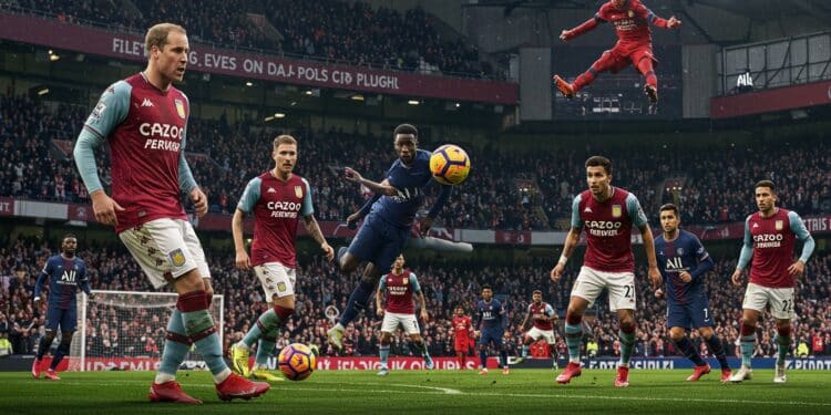 Aston Villa-PSG : Un Retournement Épique en Ligue des Champions - Viral Mag Revivez le match fou Aston Villa PSG en Ligue des Champions  un come back anglais renversant met Paris en péril Analyse buts et moments clés   Viral Mag