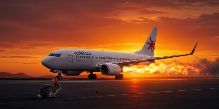 Avion en Feu Après Collision avec un Lapin - Viral Mag Un avion United Airlines atterrit en urgence après quun lapin a causé un incendie dans son moteur Découvrez cet incident insolite Viral Mag