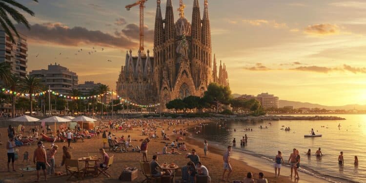 Barcelone En Juin : Guide Complet Pour Un Séjour Mémorable - Viral Mag Découvrez Barcelone en juin  climat idéal activités variées festivals vibrants et plages animées pour un voyage inoubliable   Viral Mag