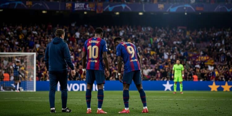 Jules Koundé sort blessé lors de Barcelone Inter en Ligue des champions Que sest il passé  Quelles conséquences pour le Barça  Découvrez tout   Viral Mag