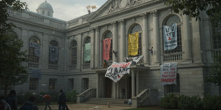 Blocage à Sciences Po Strasbourg : Polémique sur Israël - Viral Mag À Sciences Po Strasbourg des étudiants bloquent lécole contre un partenariat avec Israël Que cache cette crise  Découvrez les détails    Viral Mag