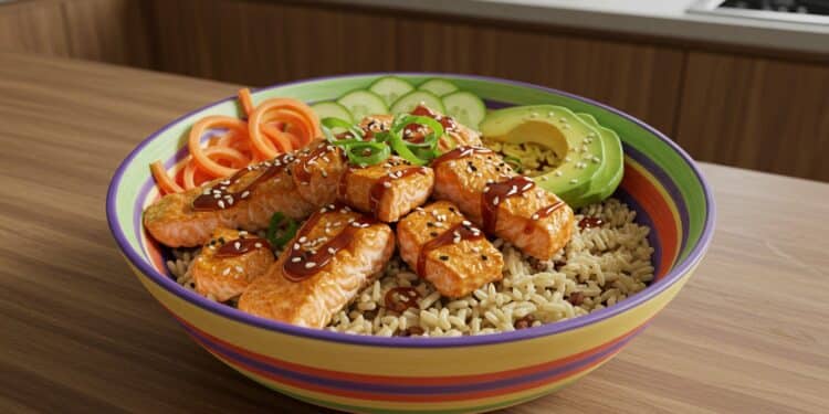 Découvrez le bol de saumon croustillant un plat savoureux et sain Recette facile bienfaits nutritionnels et idées pour personnaliser ce délice    Viral Mag