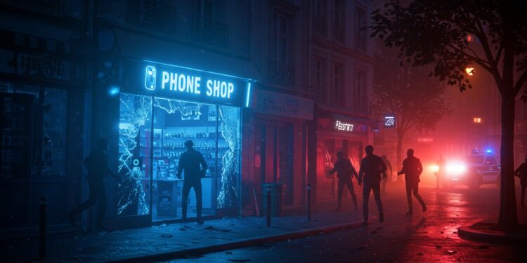 Braquages en Île-de-France : Une Vague Inquiétante - Viral Mag Vague de braquages dans des boutiques de téléphonie en Île de France quatre mineurs arrêtés Enquête sur cette montée de la délinquance Viral Mag