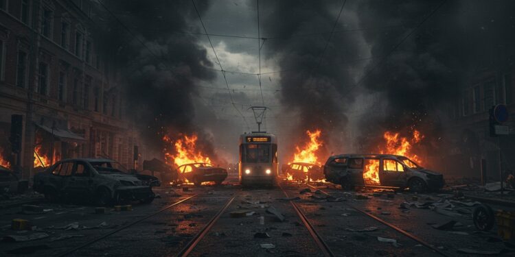 Émeutes à Brest  tram attaqué véhicules incendiés à Pontanézen Que sest il passé lors de cette nuit de chaos  Découvrez les détails choc   Viral Mag