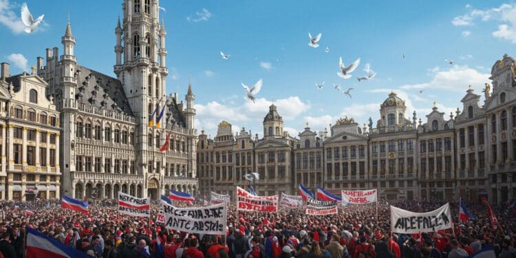 Bruxelles Déclare Son Combat Antifasciste - Viral Mag Bruxelles adopte une motion unanime pour devenir ville antifasciste affirmant son opposition à lextrême droite et à la haine Découvrez pourquoi   Viral Mag