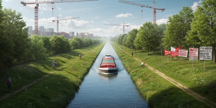 Le Canal Seine Nord Europe promet de réduire le trafic routier mais à quel prix  Découvrez les enjeux écologiques et économiques de ce projet titanesque   Viral Mag