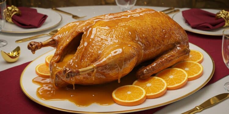 Canard à l’Orange : Recette Festive Incontournable - Viral Mag Découvrez le canard à lorange plat sucré salé français parfait pour les fêtes Recette astuces et accords mets vins pour épater vos convives Viral Mag