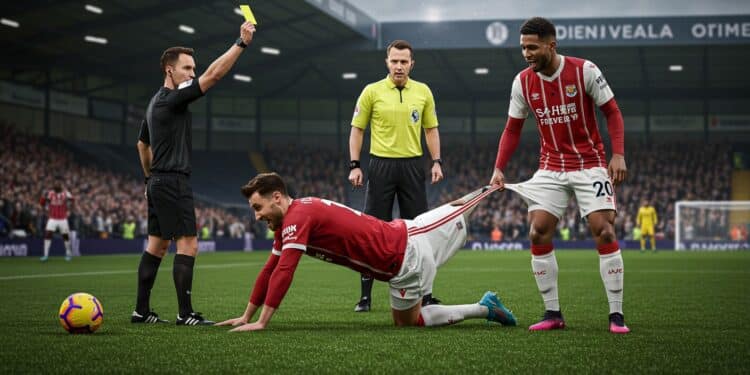 Carton Jaune Pour Un Geste Insolite En Match - Viral Mag Un joueur averti pour avoir baissé le short dun adversaire lors dun match en Angleterre Découvrez cette anecdote et ses implications dans le football moderne Viral Mag