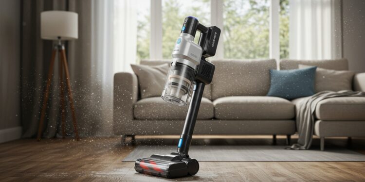 Cet Aspirateur Balai Révolutionne le Nettoyage en 2025 - Viral Mag Un aspirateur balai à 11999 € défie les géants puissant léger pratique Découvrez pourquoi il fait le buzz en 2025 Viral Mag