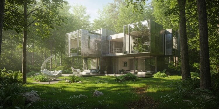 Clamart : Une Maison Futuriste À 2,4M€ En Forêt - Viral Mag Maison unique à Clamart bordée de forêt mêlant acier et miroirs en vente à 24M€ Découvrez ce bijou architectural atypique et son histoire fascinante   Viral Mag