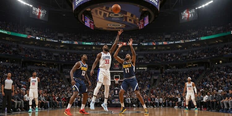 Clippers-Nuggets : Duel Épique en Playoffs NBA - Viral Mag Plongez dans lintensité du match 4 Clippers Nuggets en playoffs NBA 2025 Analyse enjeux et moments clés dun choc à ne pas manquer Viral Mag
