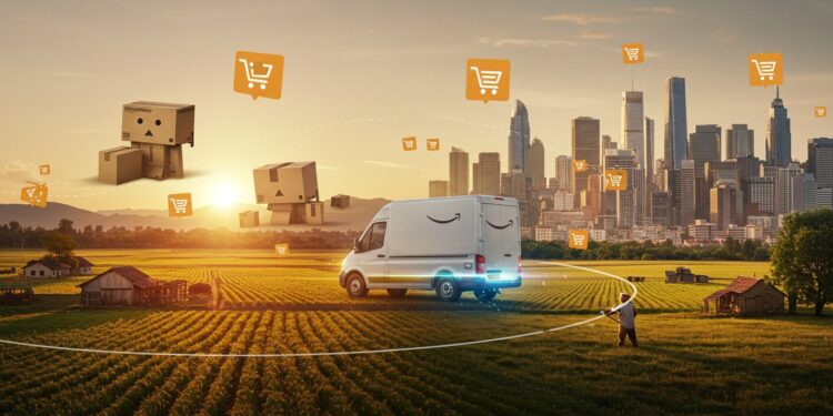 Comment Amazon a Conquis Villes et Campagnes - Viral Mag Amazon séduit villes et campagnes avec ses prix bas et son offre variée Découvrez comment la plateforme a transformé nos habitudes dachat en 25 ans Viral Mag