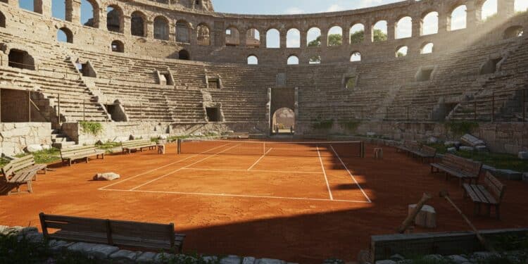 Un monument vieux de 2000 ans transformé en court de tennis pour lUTS 2025 Découvrez ce projet fou qui mêle histoire et sport    Viral Mag