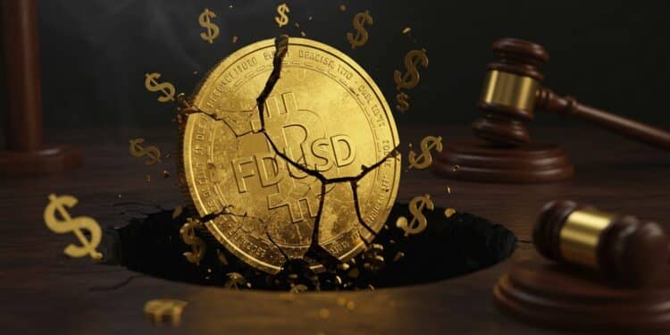 La stablecoin FDUSD seffondre après des accusations dinsolvabilité Actions légales en vue  que se passe t il vraiment  Découvrez les détails choc    Viral Mag