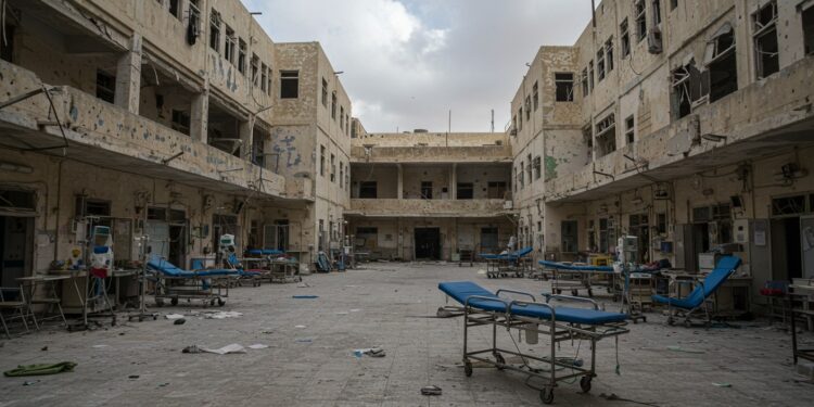 Crise Humanitaire à Gaza : Hôpitaux en Péril - Viral Mag Une frappe paralyse un hôpital à Gaza causant des pertes tragiques Découvrez limpact sur les civils et les enjeux humanitaires Viral Mag