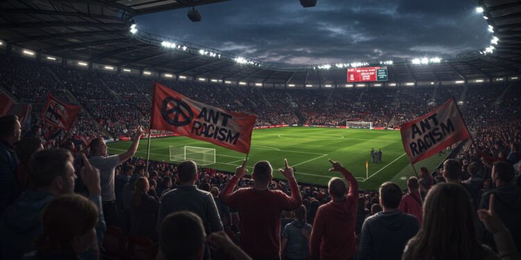 Crises Racistes dans le Foot : Une Lutte Inachevée - Viral Mag Des cris racistes lors dun match à Arsenal secouent le foot Découvrez les actions judiciaires et les enjeux de cette lutte persistante   Viral Mag