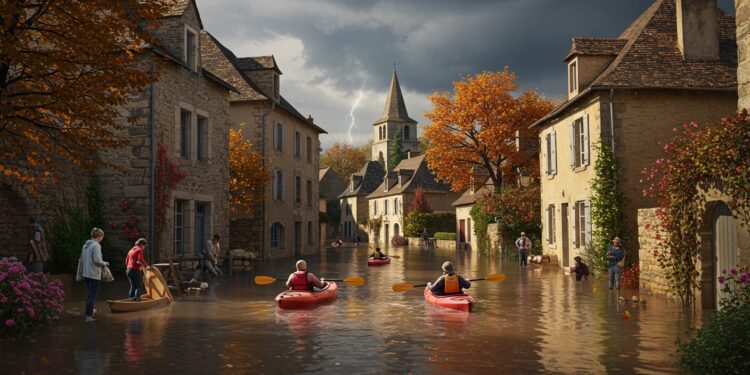 Crues en Dordogne : La Décrue S’amorce - Viral Mag Les crues en Dordogne reculent mais cinq départements restent en vigilance orange Découvrez limpact et les mesures prises face à cet événement rare   Viral Mag