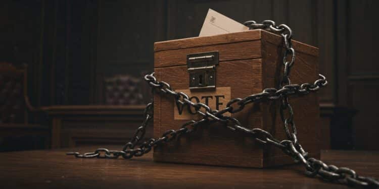 Un décret de Trump sur le vote attaqué en justice par les démocrates  abus de pouvoir ou réforme nécessaire  Découvrez ce conflit explosif    Viral Mag