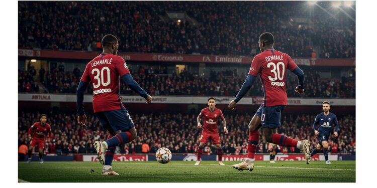 Ousmane Dembélé marque dès la 4e minute pour le PSG contre Arsenal en demi finale de Ligue des Champions Découvrez lanalyse du match et son impact   Viral Mag