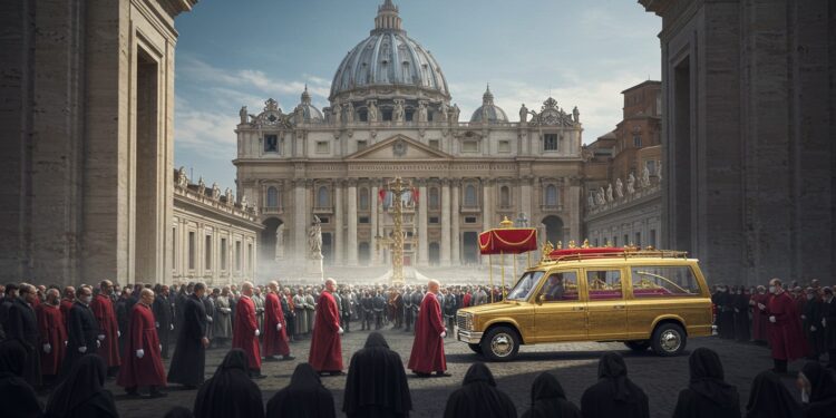 Dernier Voyage Du Pape François À Rome - Viral Mag Le dernier hommage au pape François à Rome un cortège émouvant vers Sainte Marie Majeure entre ferveur et recueillement   Viral Mag