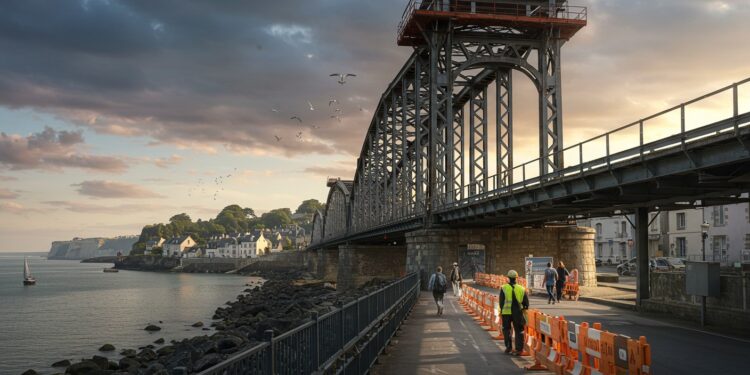 À Dieppe la rénovation du pont Colbert prolongée jusquen 2026 isole le quartier du Pollet et menace les commerces Découvrez limpact sur la ville   Viral Mag