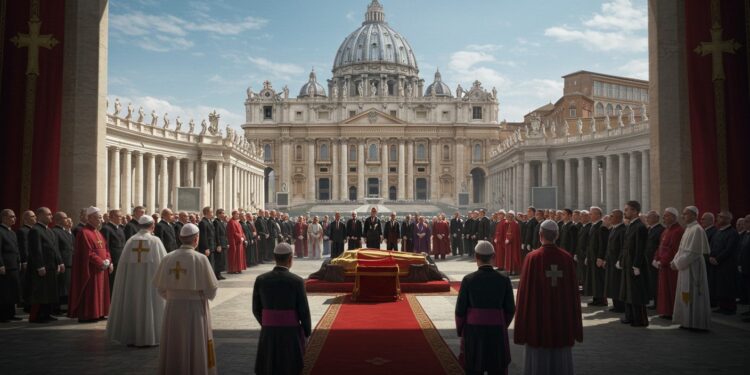 Diplomatie Vaticane : Rencontres au Sommet - Viral Mag Les funérailles du pape réunissent des dirigeants mondiaux Découvrez les coulisses diplomatiques et les absences marquantes Un événement historique Viral Mag