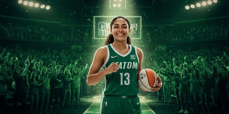 Dominique Malonga Brille à la Draft WNBA 2025 - Viral Mag Dominique Malonga star française choisie 2e à la Draft WNBA 2025 par Seattle Découvrez son parcours et limpact du basket tricolore    Viral Mag