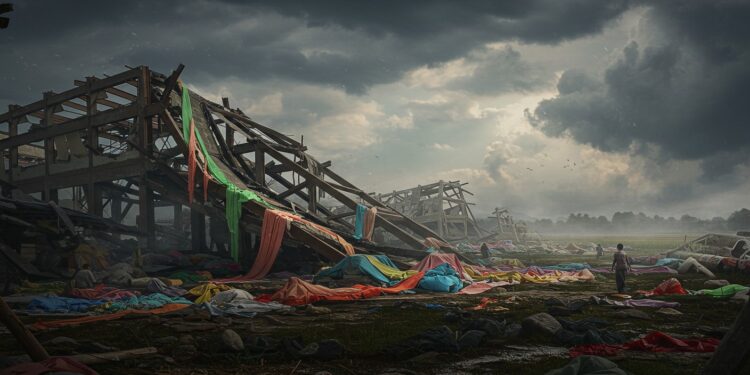 Droits de Douane : La Birmanie Textile en Péril - Viral Mag Lindustrie textile birmane implore des droits de douane allégés face à une crise post séisme Une économie vacille quel avenir pour 500 000 emplois Viral Mag