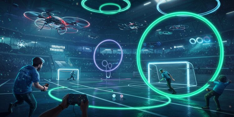 Découvrez le drone soccer un sport futuriste mêlant technologie et Quidditch Né en Corée il arrive dans lOise pour une expérience unique    Viral Mag