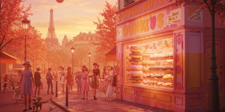 Dunkin’ Débarque : La Guerre des Donuts à Paris - Viral Mag Dunkin ouvre à Paris et défie Krispy Kreme dans une bataille gourmande Découvrez lessor des donuts dans la capitale et leur impact culturel   Viral Mag