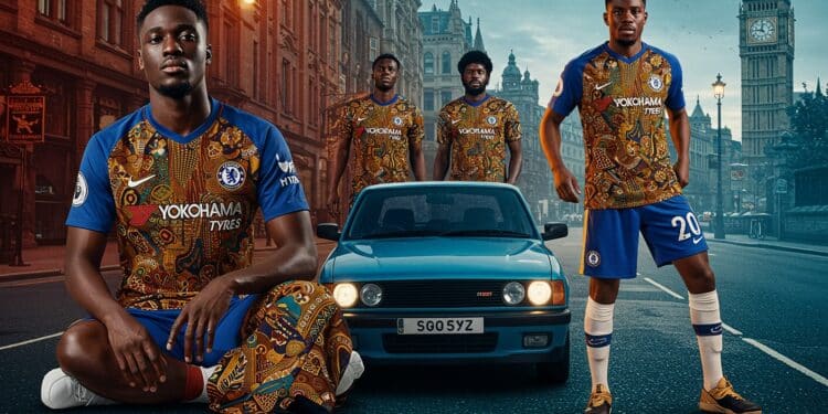 Ebele Ojechi mêle héritage nigérian et histoire de Chelsea dans une collection sportswear audacieuse Découvrez son impact sur la mode et lidentité   Viral Mag