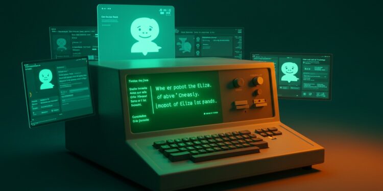 Eliza, l’Ancêtre des Chatbots Ressuscitée - Viral Mag Découvrez comment Eliza le premier chatbot créé il y a 60 ans a été retrouvé et relancé en 2024 marquant lhistoire de lIA   Viral Mag