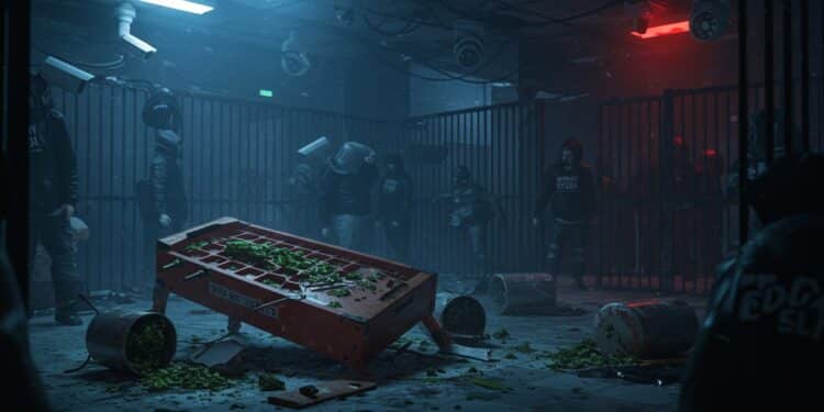 Une émeute éclate au CRA dOissel après la saisie de cannabis Un baby foot sert de bélier Découvrez les détails de cet incident choquant   Viral Mag