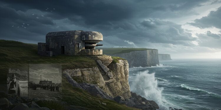 Érosion Côtière Menace Vestiges Historiques - Viral Mag Lérosion du littoral normand ferme un site clé du Mur de lAtlantique Découvrez limpact sur la mémoire du Débarquement et les défis du tourisme historique   Viral Mag